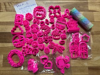 Pack 1: 45 cortadores arcilla polimérica