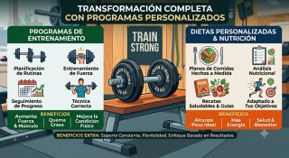 ​Entrenamientos y nutrición personalizada