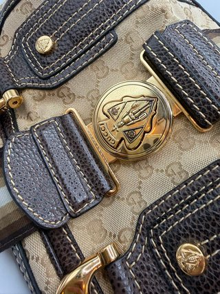 Bolso Gucci Aviatrix Beige/Marrón