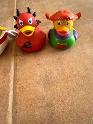 Conjunto 5 patos de goma