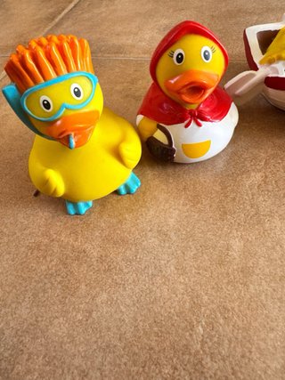 Conjunto 5 patos de goma