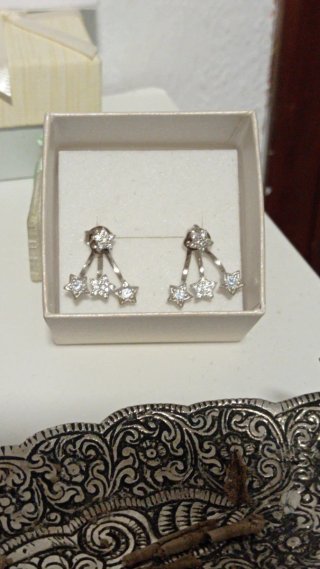 Pendientes colgantes de estrellas