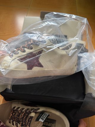 Golden Goose Sneakers Beige/Oro