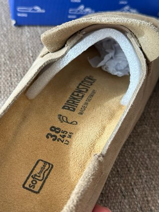 Birkenstock Naples wrapped mocassini scamosciati38
