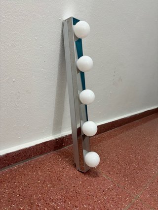 Regleta espejo IKEA MUSIK 5 bombillas