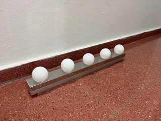 Regleta espejo IKEA MUSIK 5 bombillas