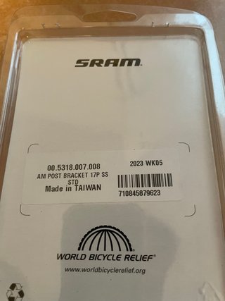 Adaptador Freno Disco SRAM/Avid