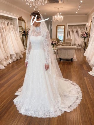 Vestido de Novia Encaje + Velo Nuevo