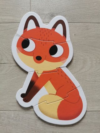 Puzzle infantil animales bosque Clementoni