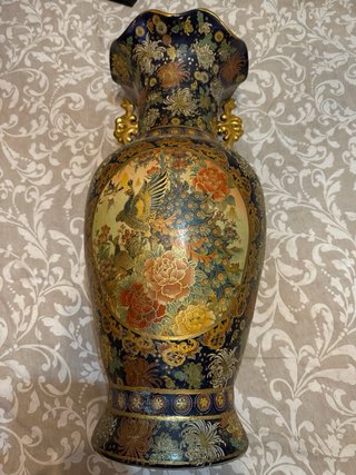 Jarrón Chino Grande Porcelana 62cm