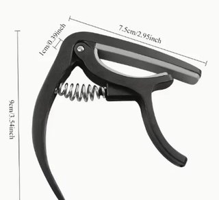 Cejilla para guitarra negra