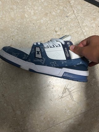 Zapatos Louis Vuitton Azules y Blancos