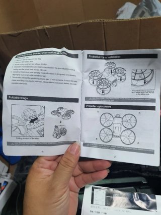 Mini Drone M8 con protectores