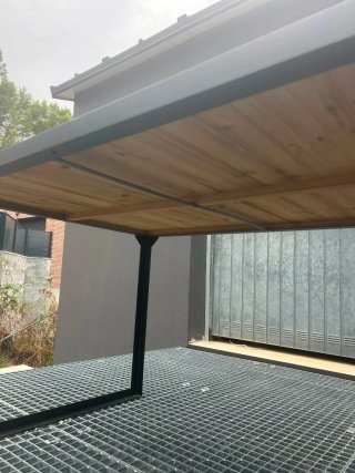 MESA MADERA ESTILO INDUSTRIAL M&M