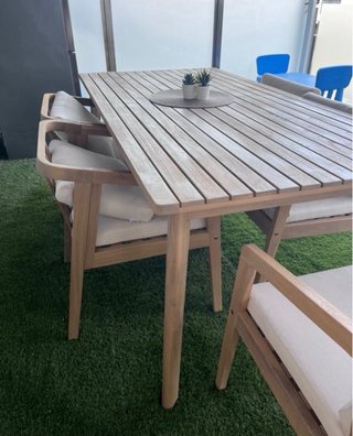 Mesa de jardín Kaela 180x90 cm