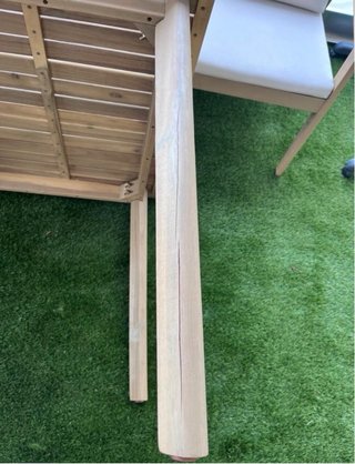 Mesa de jardín Kaela 180x90 cm