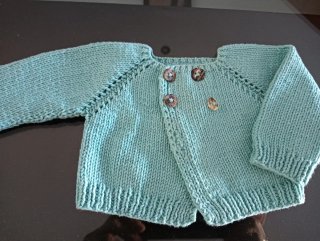 Rebeca unisex tejida a mano
