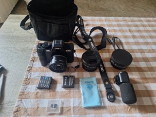 Cámara NBD 4K Ultra HD + 2 Baterías con su calgado
