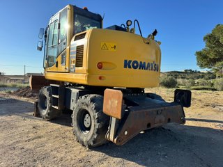 Excavadora de ruedas Komatsu PW 148