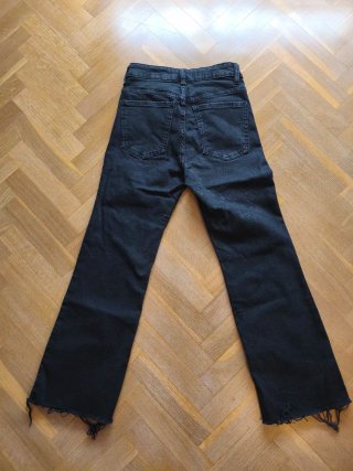 Pantalón vaquero negro Mango Talla 36