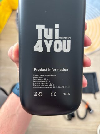 Inflador Coche/Moto/Bici Batería 6000 mAh
