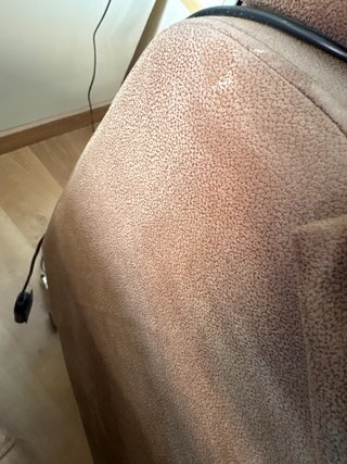 Sillón Elevable Tela Beige/Marrón