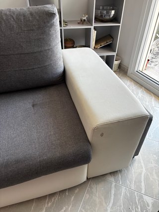 Sofá chaise longue cama con arcón
