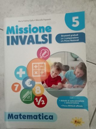 LIBRI invalsi 5°scuola primaria inglese matematica