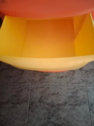 Cajonera Organizadora Plástico Naranja