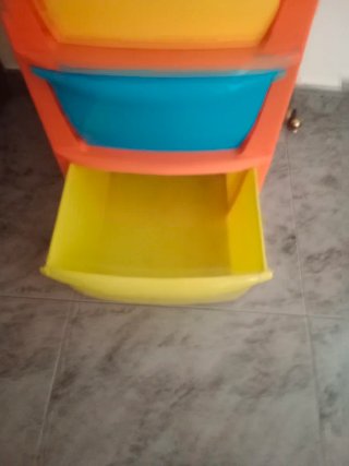 Cajonera Organizadora Plástico Naranja