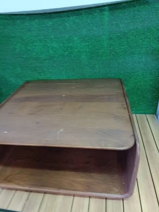 SKLUM Mesa de centro cuadrada en madera Tinsley