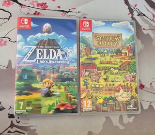 Zelda Links Awakening y Stardew Valley para switch