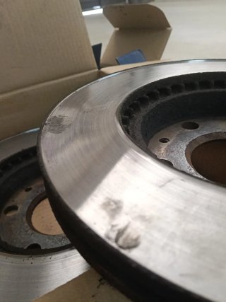 Discos y pastillas muy usados