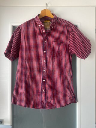 Set 3 camicie uomo maniche corte 100% cotone tg L