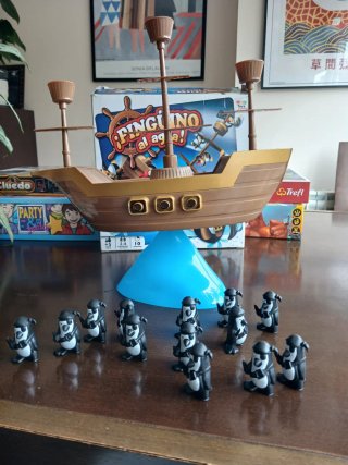 Juego de mesa ¡Pinguino al agua!