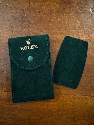 Porta orologio Rolex verde