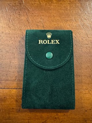 Porta orologio Rolex verde