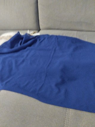 Stola blu elegante