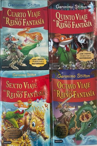 Pack 4 libros Geronimo Stilton