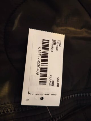 Chaleco acolchado negro Hollister