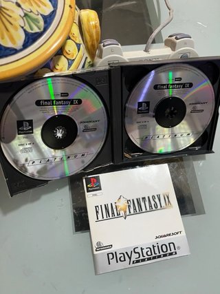 Final Fantasy IX PS1 Platinum Ita 4 CD