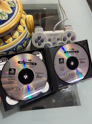 Final Fantasy IX PS1 Platinum Ita 4 CD