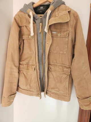 Chaqueta Billabong Beige y Gris
