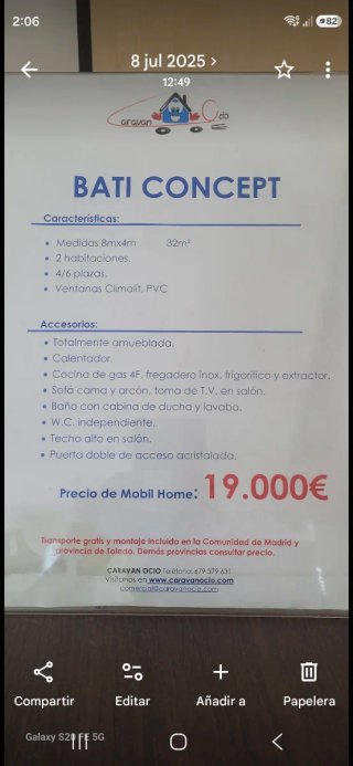 Mobile Home Bati Concept 32 m² 2habitaciones