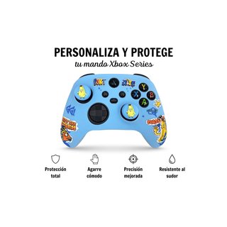 Custodia in silicone blu Fortnite per Xbox