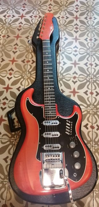 Guitarra Eléctrica Burns London Roja - 1963