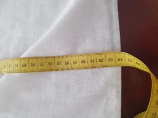 Blusa blanca bordada talla XXL
