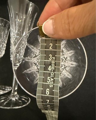 Calici Saint Louis con piccoli difetti