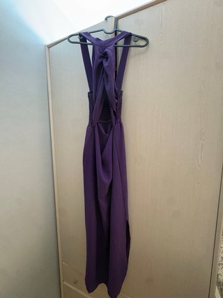 Vestido morado fiesta