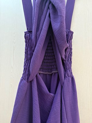 Vestido morado fiesta